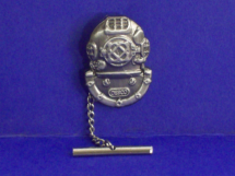 Textured Nickel Mark V Helmet Tie Tack